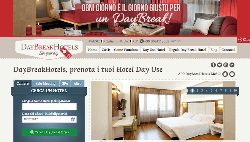 Daybreakhotels day use