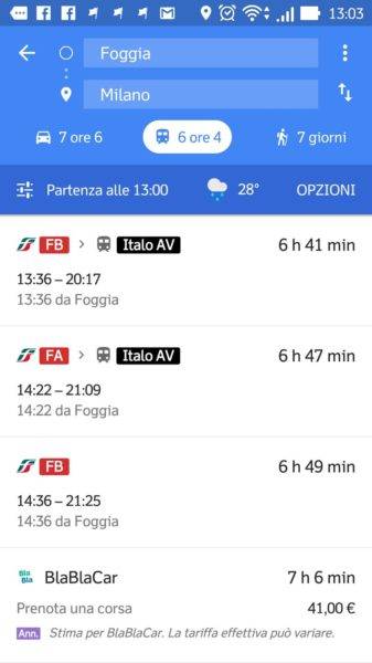 BlaBlaCar Google Maps