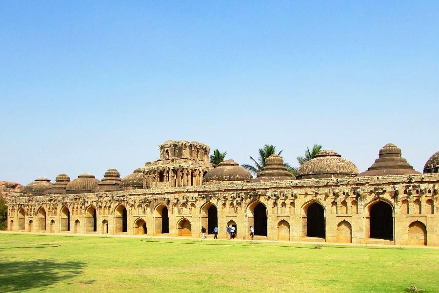 Stalle elefanti Hampi India
